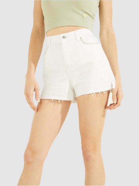 Shorts Woman White Guess