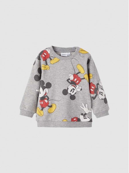 Sweatshirt Bebé Menino Mickey Name It