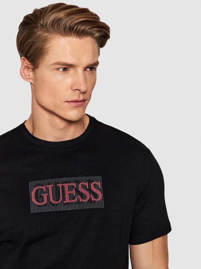 T-Shirt Man Black Guess - M2Gi58K9Rm1 - M2GI58K9RM1.2 | Mellmak