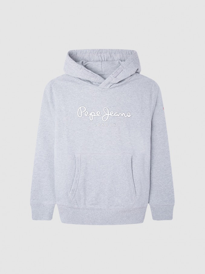 Sweatshirt Boy Grey Pepe Jeans London