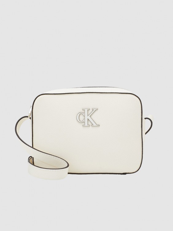 Bolsa Mulher Monogram Calvin Klein Creme - K60K610683.124