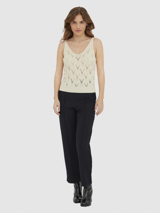 Blusa Mujer Crema Vero Moda