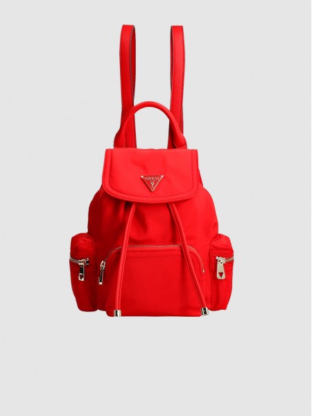 Backpack Woman Red Guess