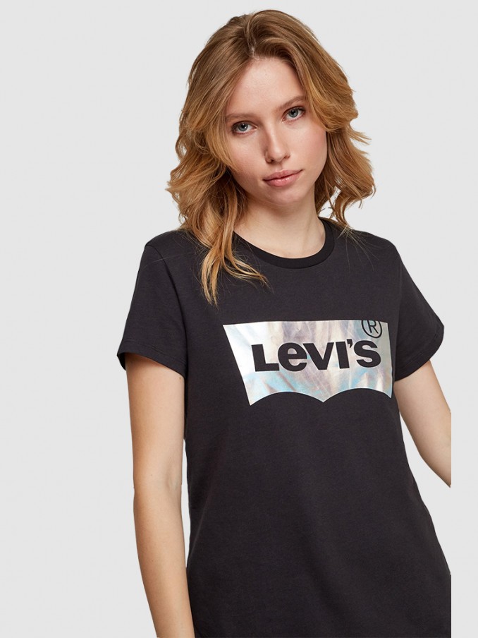 Camiseta Mujer Negro Levis