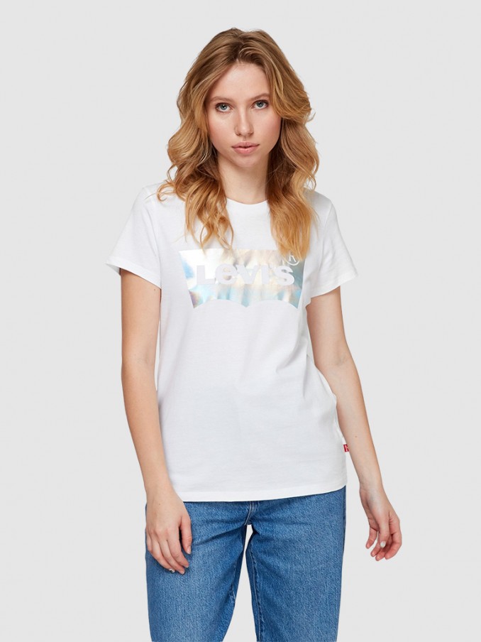 Camiseta Mujer Blanco Levis