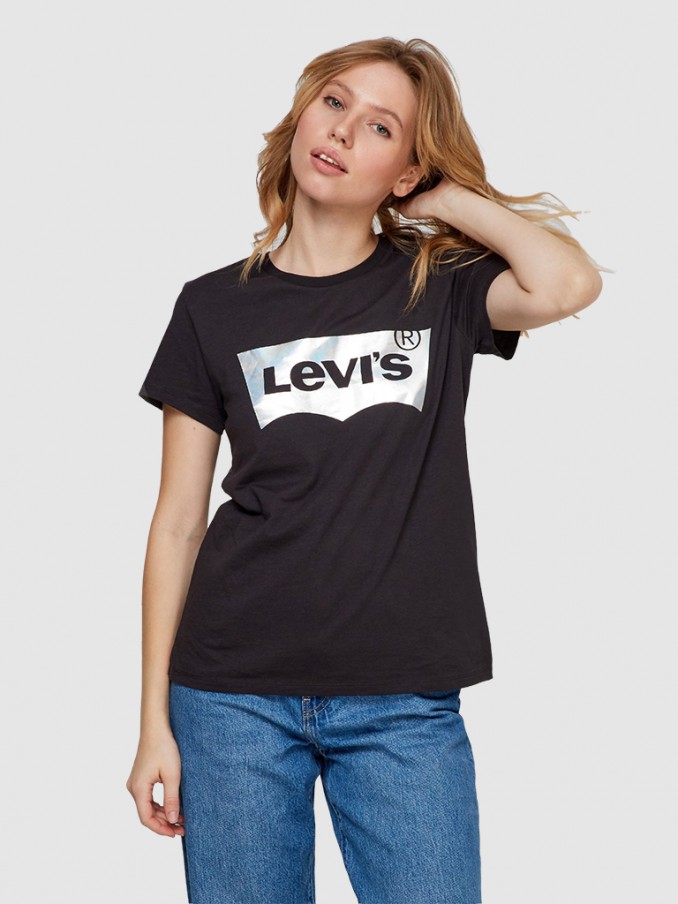 Camiseta Mujer Negro Levis