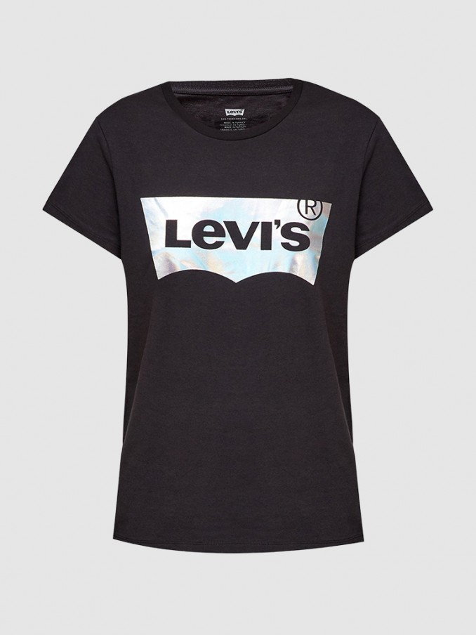 Camiseta Mujer Negro Levis
