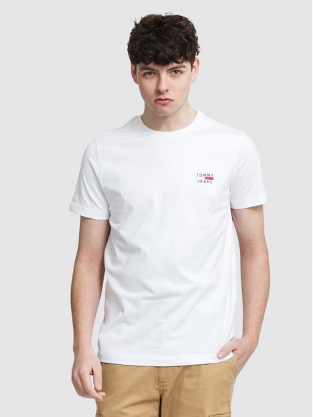 Camiseta Hombre Blanco Tommy Jeans