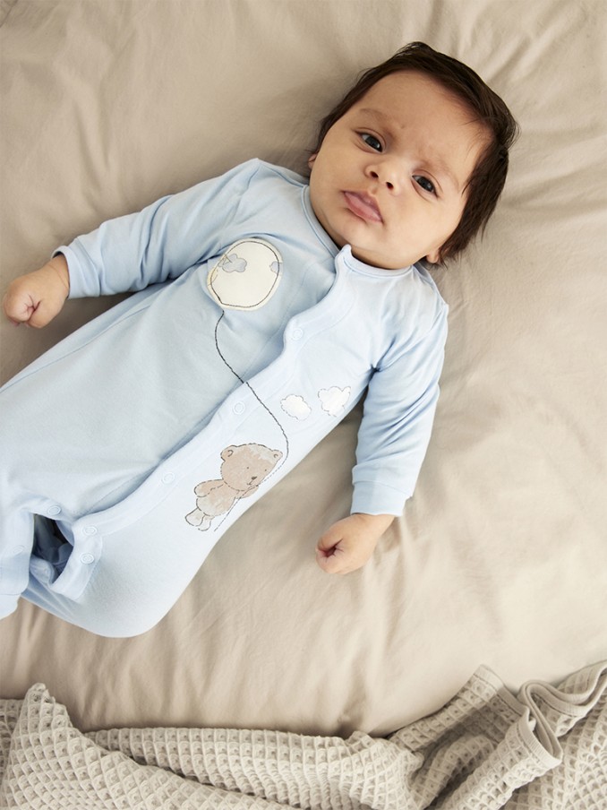 Babygrows Baby Boy Blue Name It