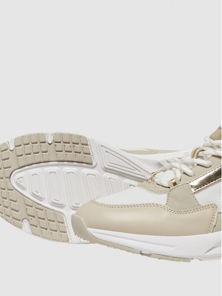 Tenis Mujer Beige Only Tenis Mujer Beige Only