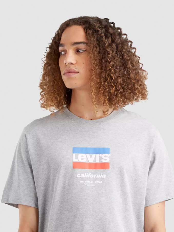 T-Shirt Man Grey Levis