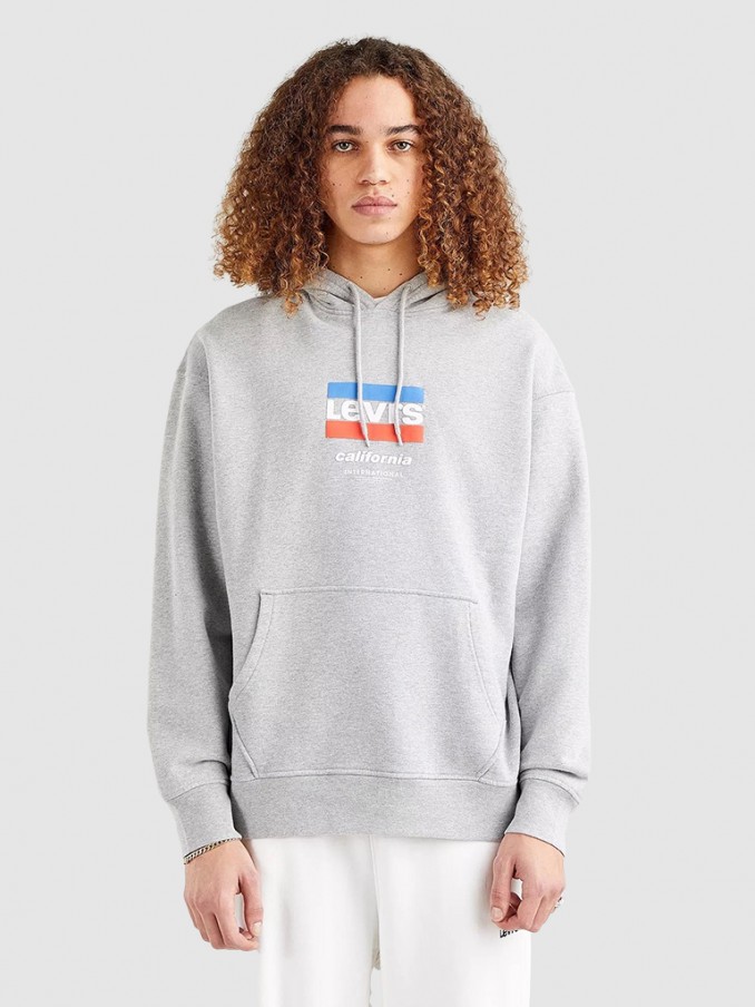 Sweatshirt Man Grey Levis