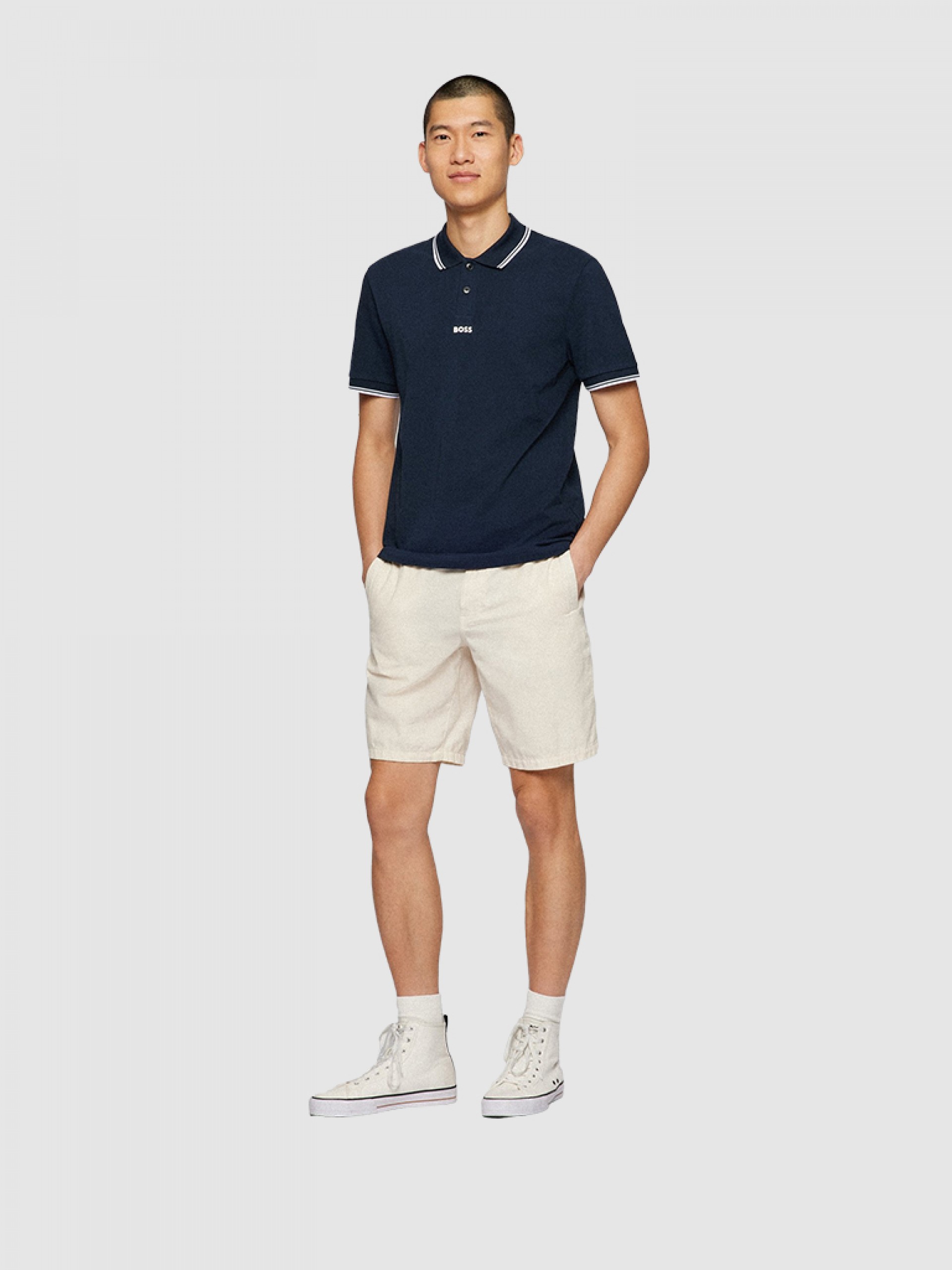 Polo Shirt Man Boss Orange