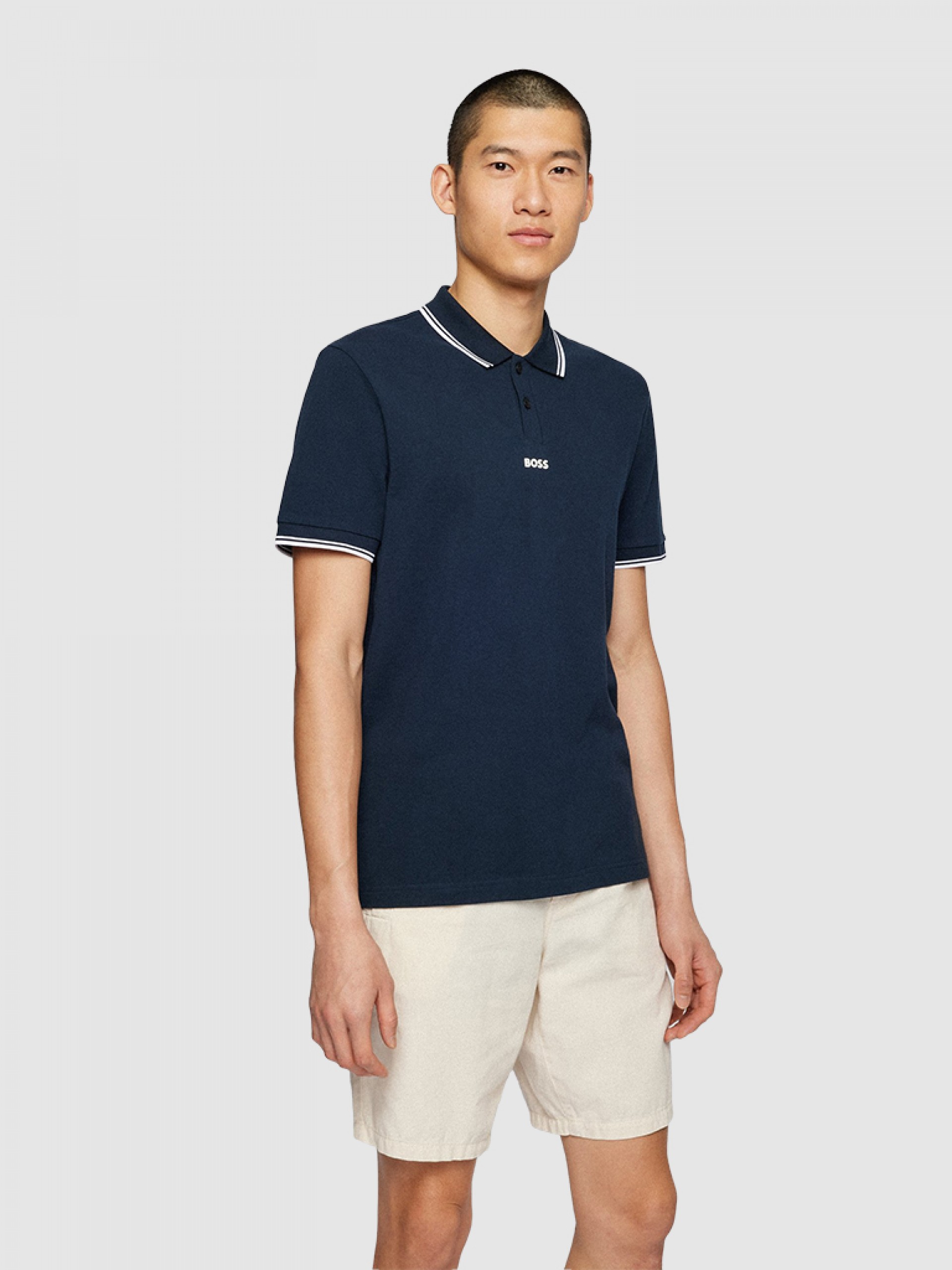 Polo Shirt Man Boss Orange