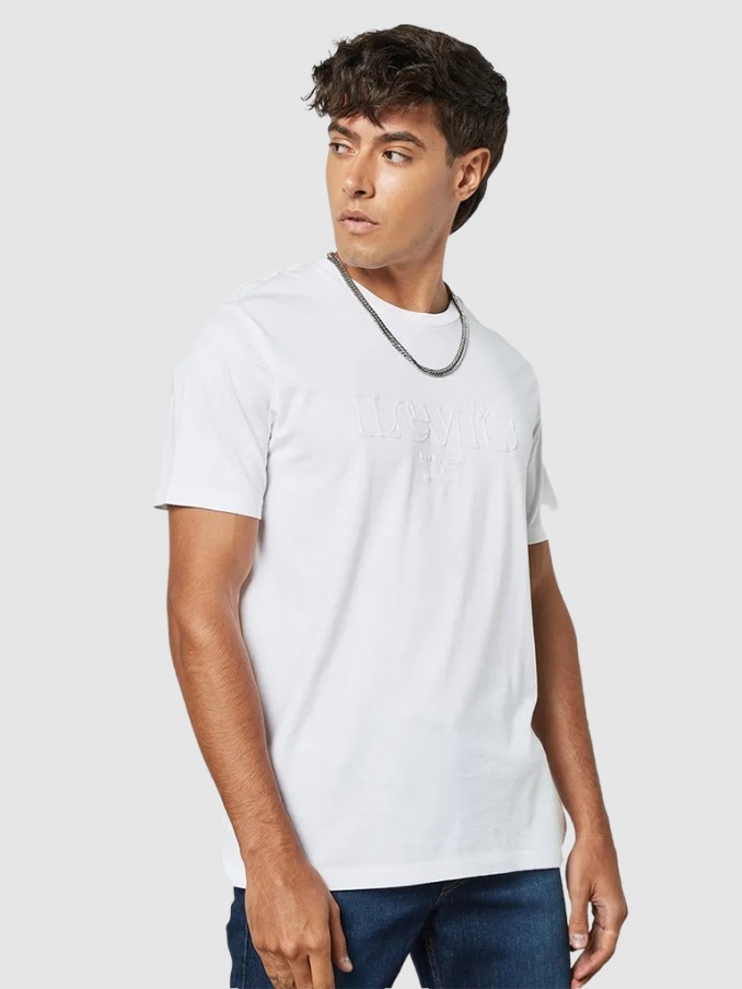 Camiseta Hombre Blanco Levis