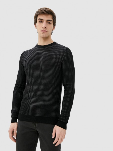 Sweatshirt Hombre Gris Oscuro Antony Morato