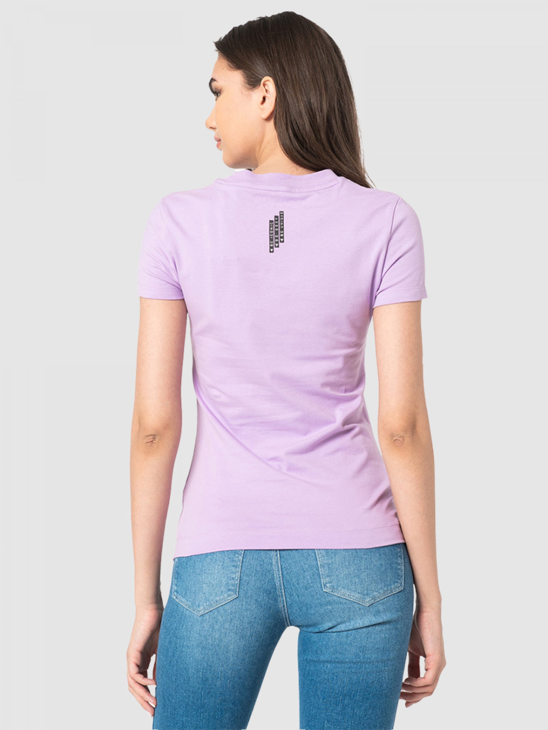 Camiseta Mujer Púrpura Guess