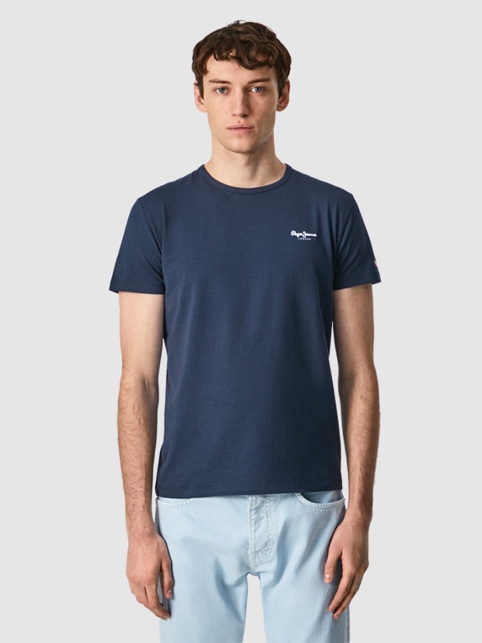 Camiseta Hombre Azul Marino Pepe Jeans London