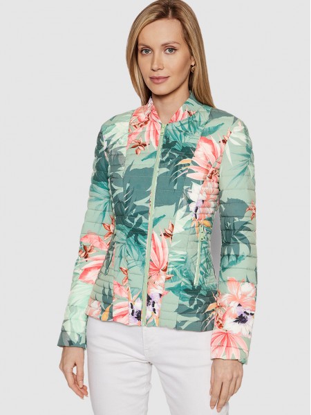 Jacket Woman Floral Guess