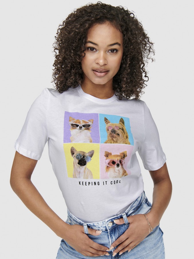 T-Shirt Mulher Dorte Boxy Only