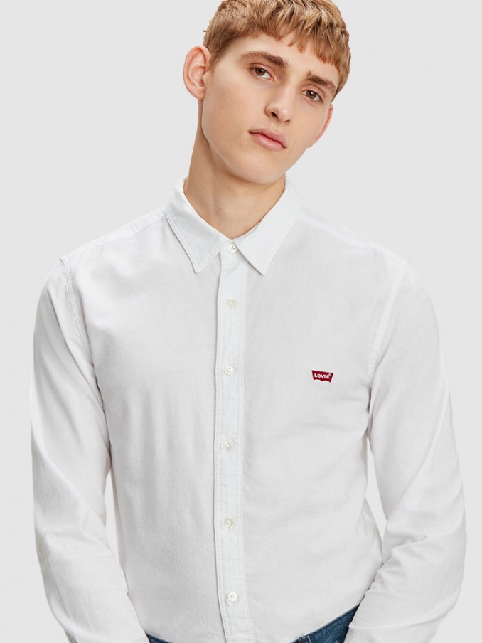 Camisa Hombre Blanco Levis