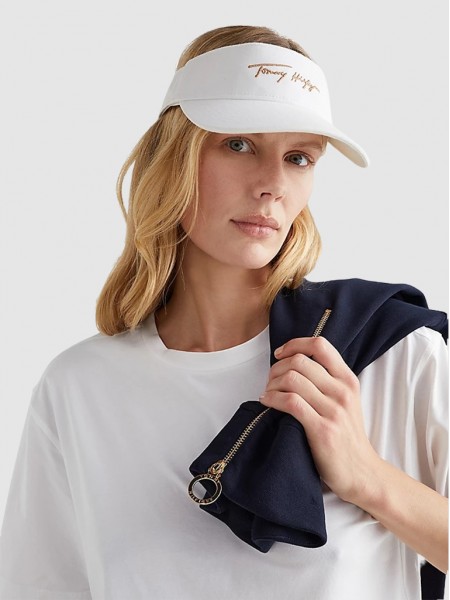 Hat Woman Cream Tommy Jeans