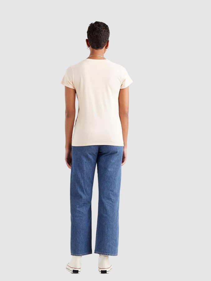 Camiseta Mujer Salmón Levis