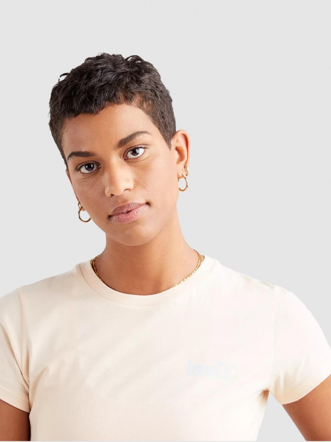 Camiseta Mujer Salmón Levis