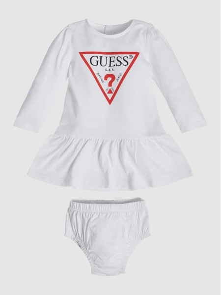 Dress Baby Girl White Guess