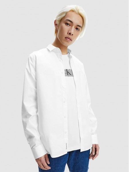 Shirt Man White Calvin Klein