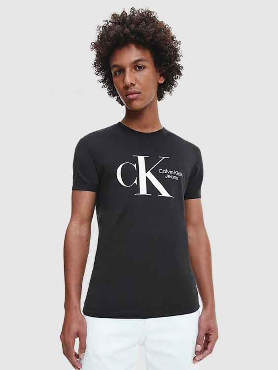 T-Shirt Homem Dynamic Center Calvin Klein Preto - J30J320189.2