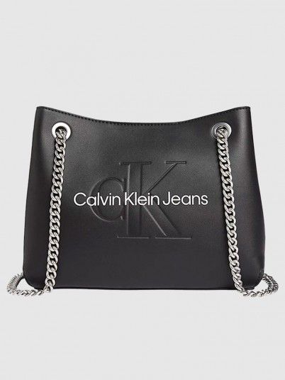 calvin klein lock shoulder bolsa