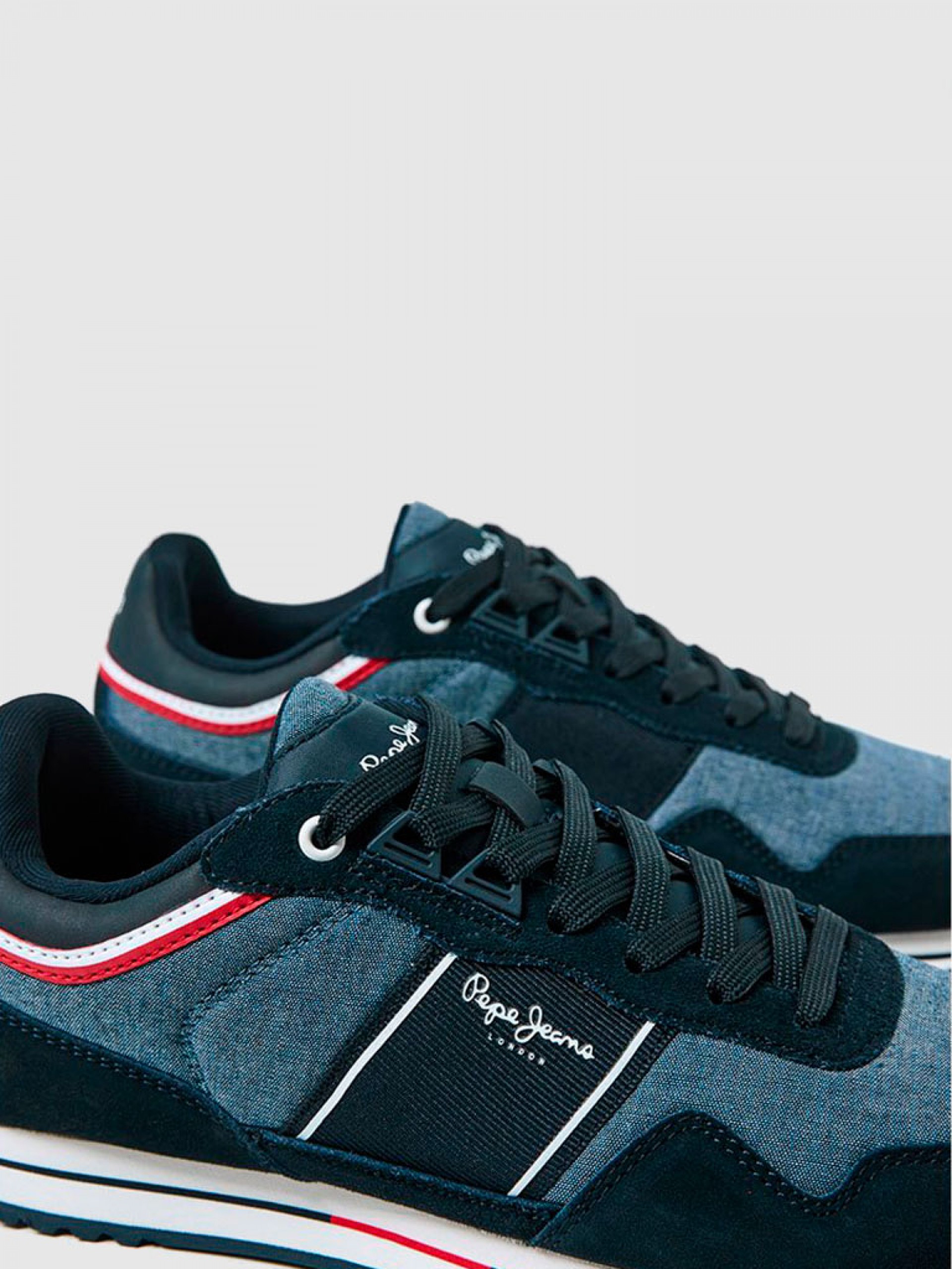 Tenis Hombre Azul Pepe Jeans London