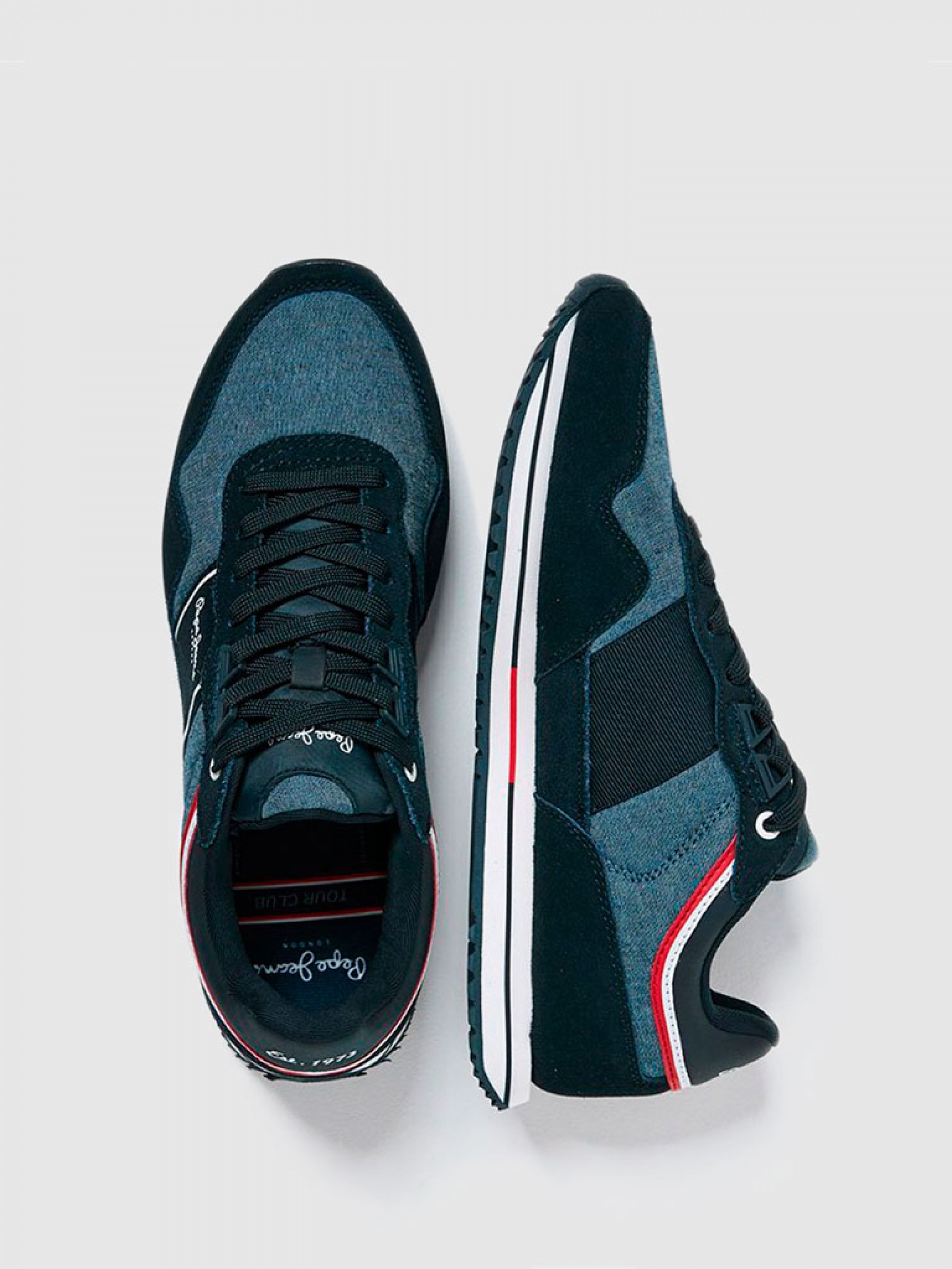 Tenis Hombre Azul Pepe Jeans London