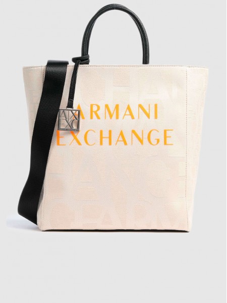 Handbag Woman Beige Armani Exchange