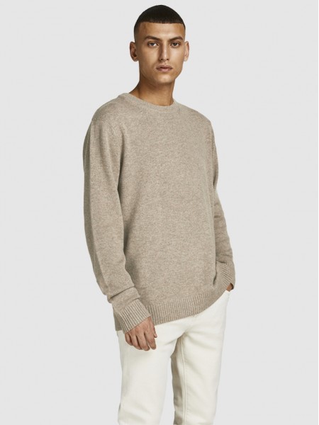 Knitwear Man Beige Jack & Jones