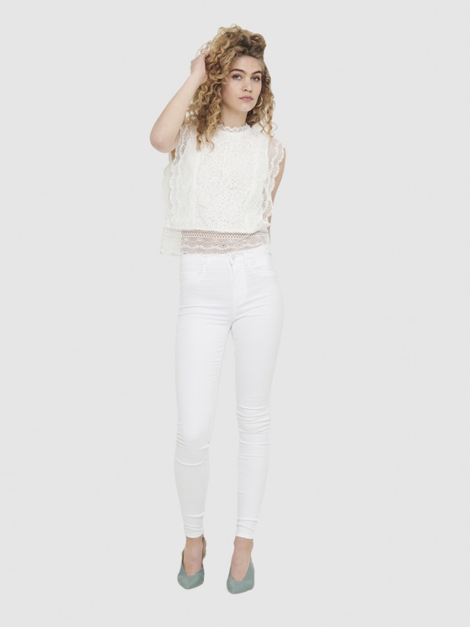Blusa Mujer Blanco Only