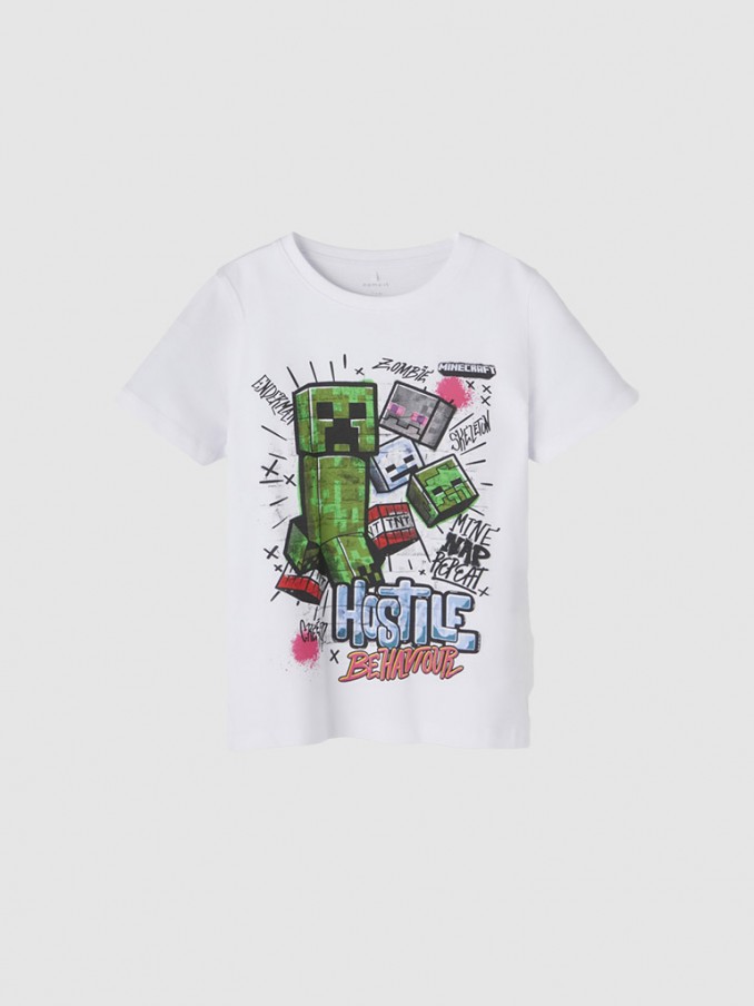 Camiseta Niño Blanco Name It