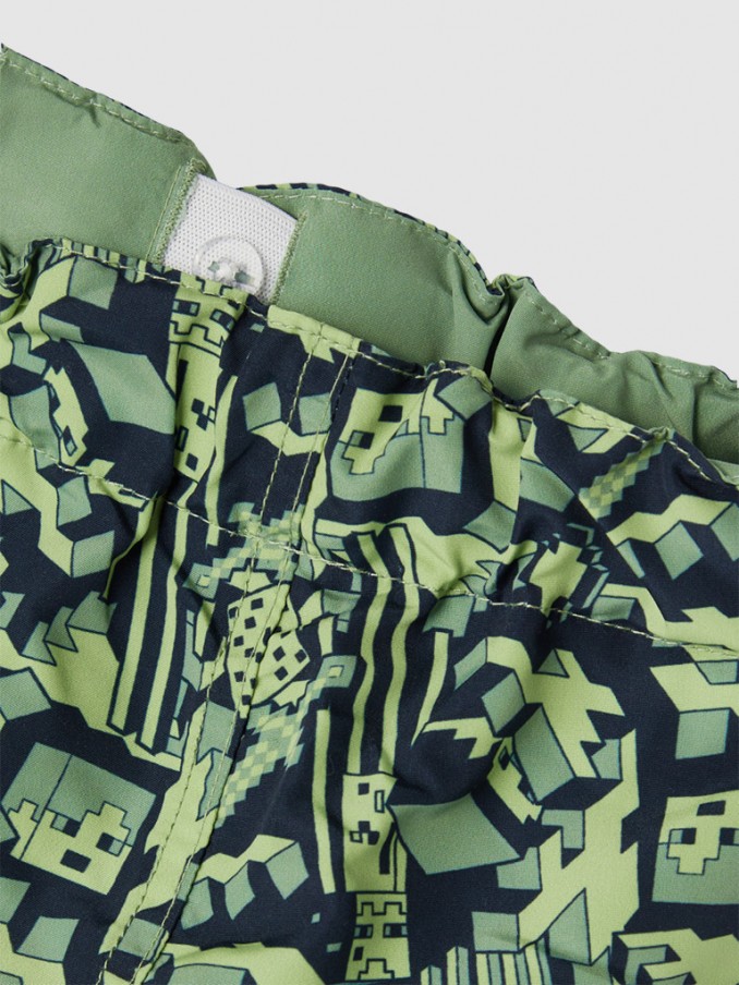 Pantalones Cortos Niño Verde Name It