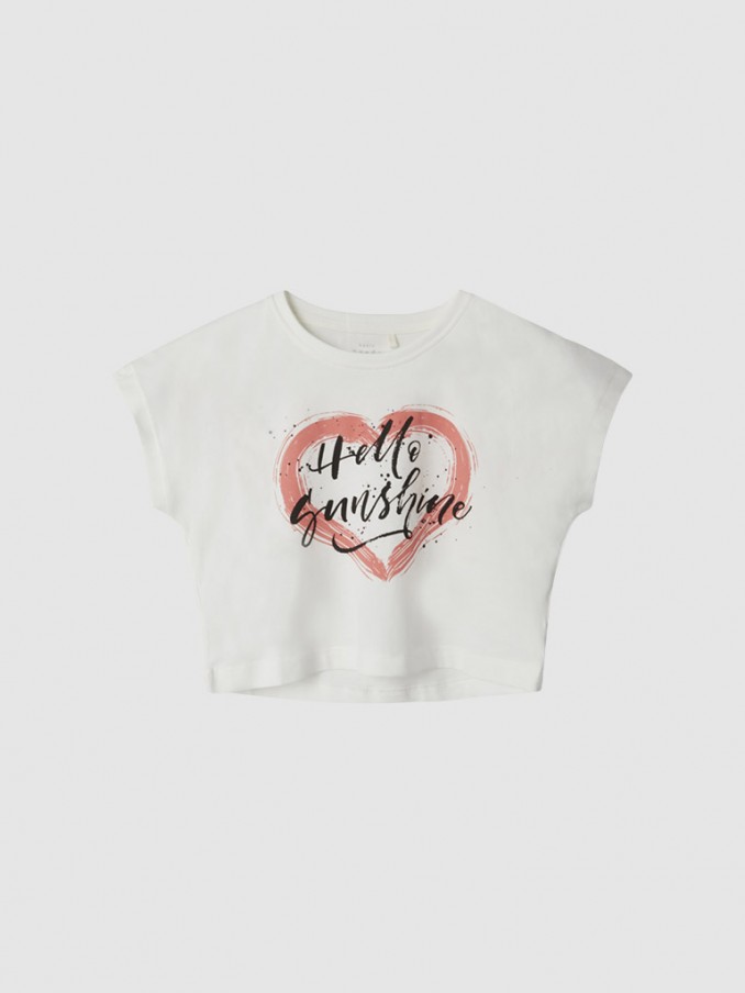 Camiseta Niña Blanco Name It