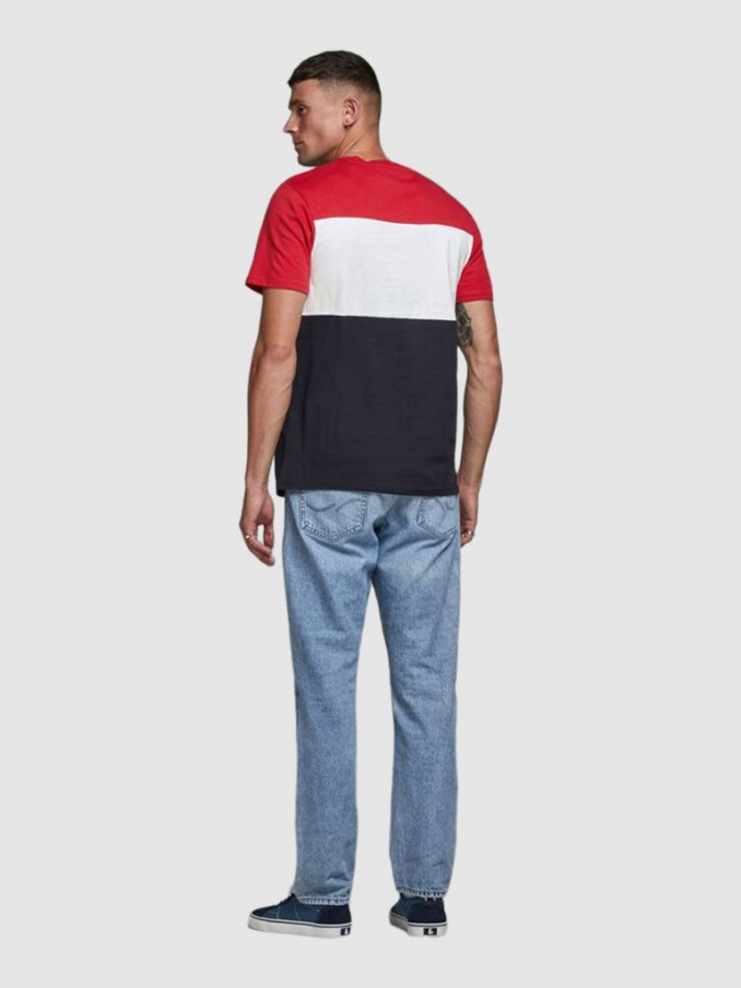 Camiseta Hombre Rojo Jack & Jones