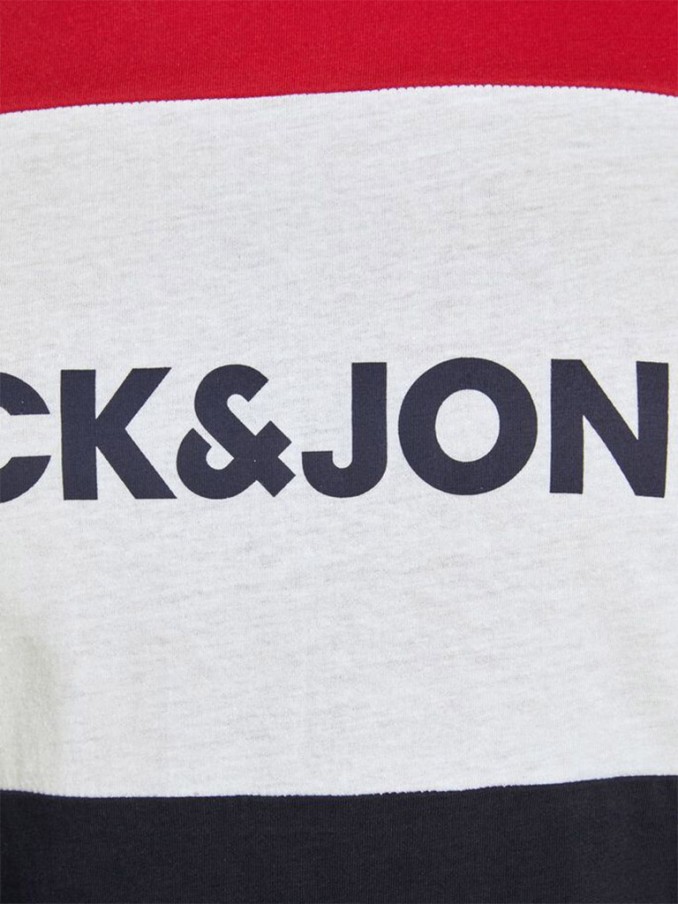 Camiseta Hombre Rojo Jack & Jones