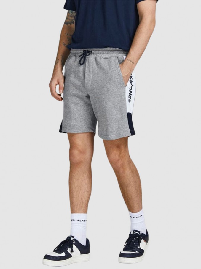 Pantalones Cortos Hombre Gris Jack & Jones