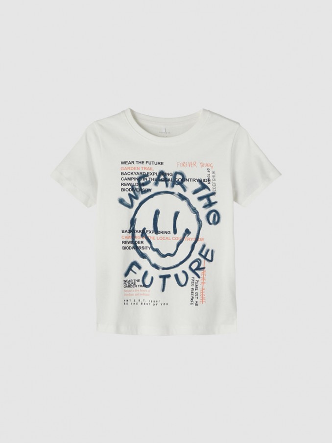 Camiseta Niño Blanco Name It
