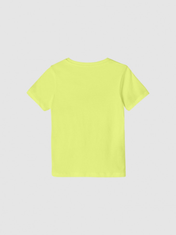 Camiseta Niño Verde Limón Name It