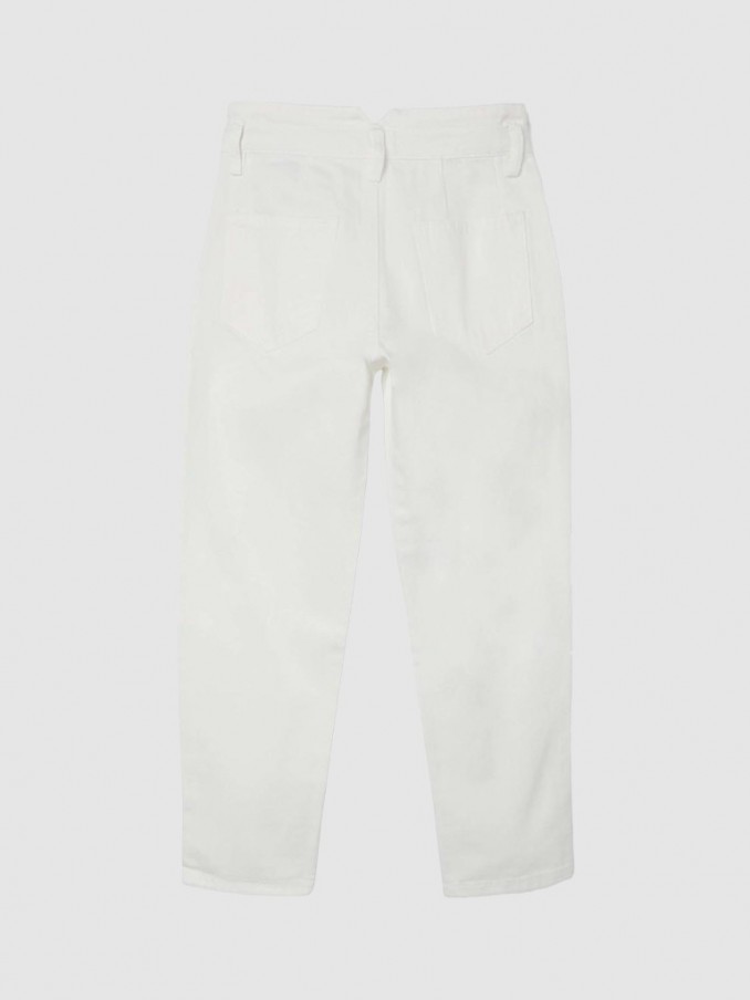 Pantalones Niña Blanco Name It