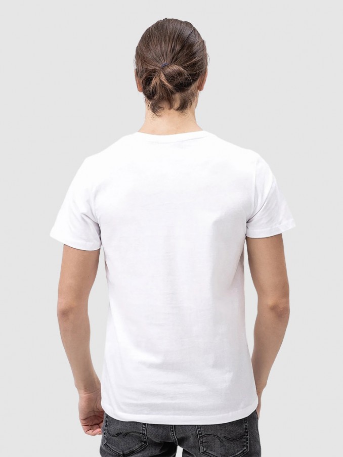 Camiseta Hombre Blanco Jack & Jones