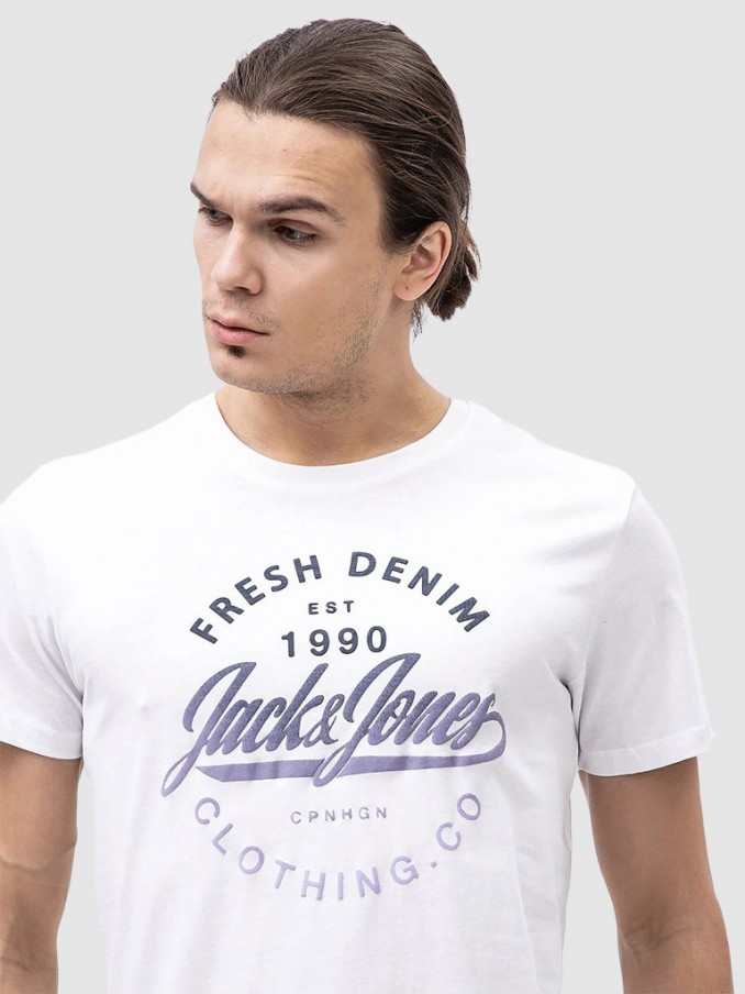 Camiseta Hombre Blanco Jack & Jones