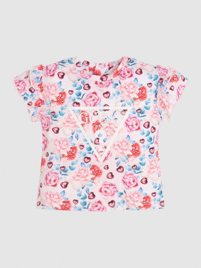 T-Shirt Baby Girl Floral Guess