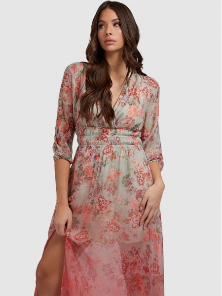 Dress Woman Floral Guess